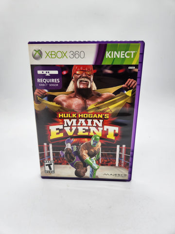 Hulk Hogan's Main Event Microsoft Xbox 360.