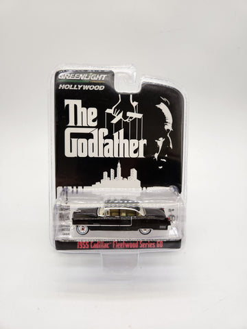 GreenLight The GODFATHER 1955 Cadillac Fleetwood Series 60  1:64 Scale