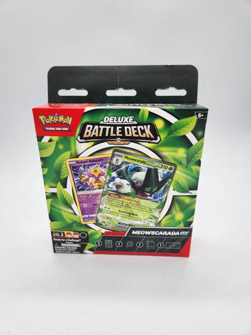 Pokemon Trading Cards - Deluxe Battle Deck - MEOWSCARADA EX.