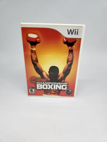 Showtime Championship Boxing (Nintendo Wii).