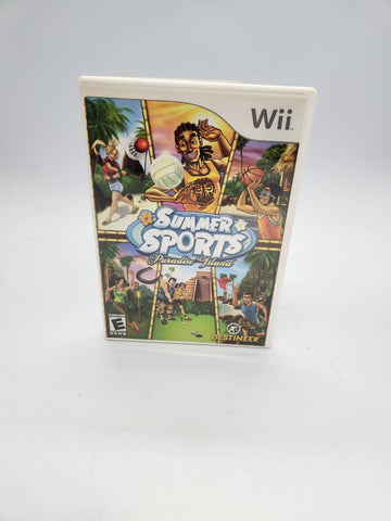Summer Sports Paradise Island Nintendo WII   Canadian Variant.