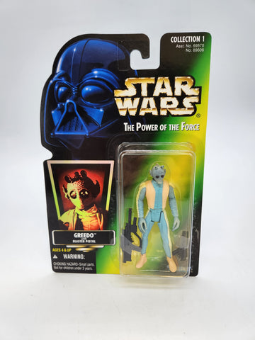 Star Wars The Power of The Force Greedo Action Figure Kenner 1996.