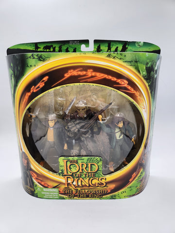 Lord of the Rings Action Figure Set Merry and Pippin with Moria Orc LOTR Hobbits.