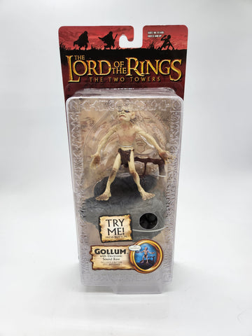 Lord of the Rings The Two Towers Gollum w/ Electronic sound base.