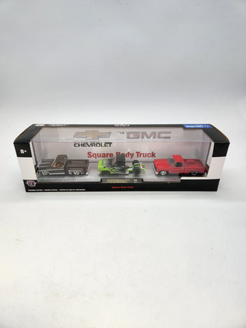 M2 Machines Chevy & GMC Square Body Truck Set Walmart Exclusive.