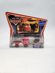 Disney Pixar Cars Supercharged Movie Moments Red & Stanley Diecast Mattel.