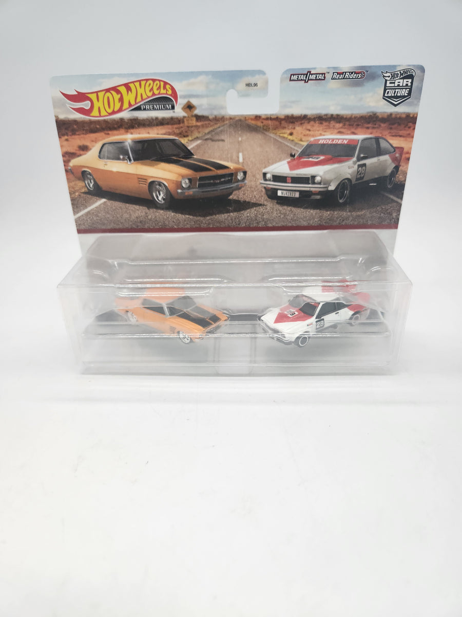 Hot Wheels 2023 Premium 2 Pack Holden Monaro GTS 77 Holden Torana