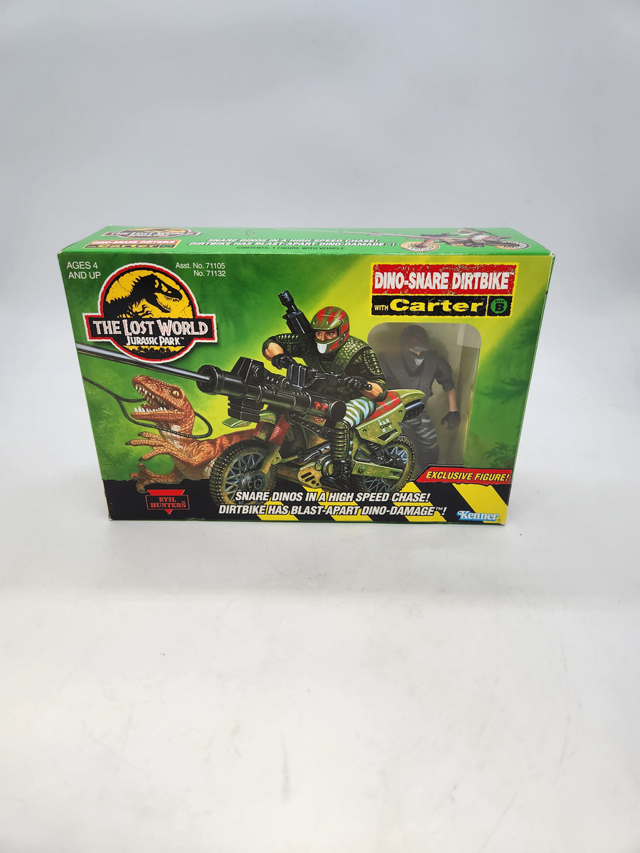 Jurassic Park The Lost World DINO SNARE DIRTBIKE with Carter