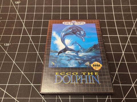 Ecco The Dolphin Sega Genesis Mega Drive.