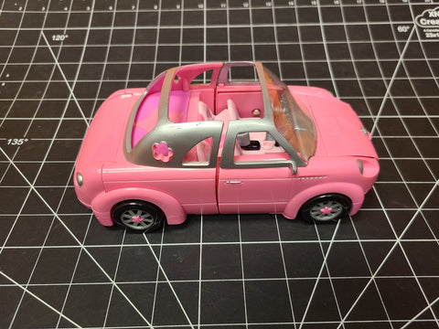 2002 Polly Pocket Pool Party Pink Stetch Limo Cadillac Doll Convertible Car