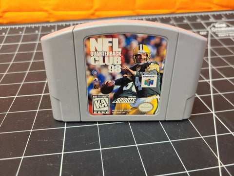 NFL Quarterback Club 98 N64 Nintendo.