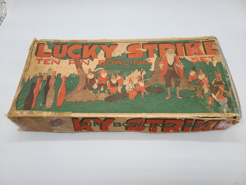 Lucky Strike 10 Pin Bowling 1920s.