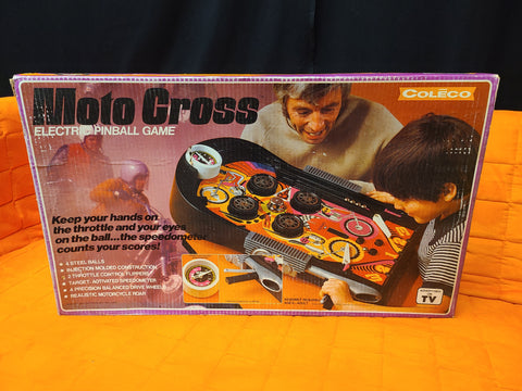 1974 Coleco Moto Cross Electronic Pinball Game