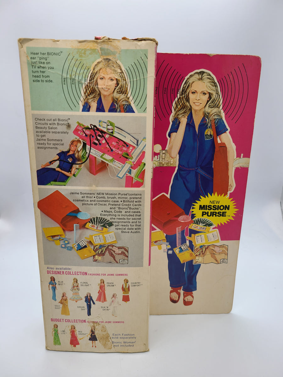 Kenner 1974 Bionic Woman Mission Purse Doll – Toy Heaven