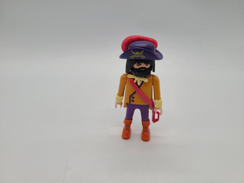 Playmobil Pirate Captain Figure #3863 3913 (1990)