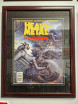 Heavy Metal 1993 SOFT WARE SPECIAL framed.