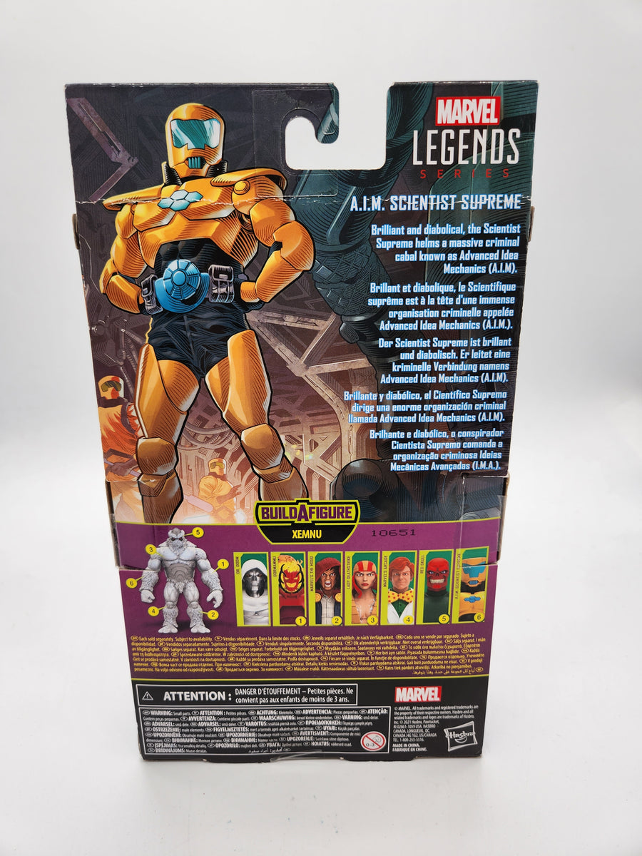 Marvel Legends Super Villains AIM Scientist Supreme BAF Xemnu 2021