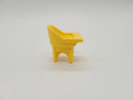 Vintage Fisher Price Little People Yellow High Chair Nursery Set 761.
