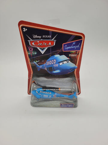 Mattel Disney Pixar Cars Supercharged Series Dinoco Helicopter.