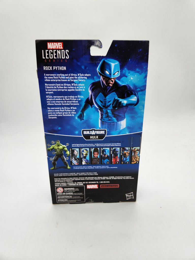 Hasbro Marvel Legends Series Build A Figure Hulk Left Arm Rock Python ...