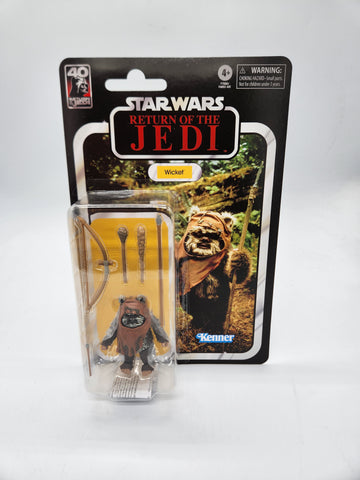 Star Wars The Black Series Wicket Return of The Jedi 40th 6" Inch Action Figure.