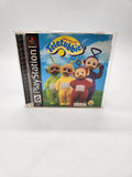 Sony Playstation 1 Video Game Play With the Teletubbies.