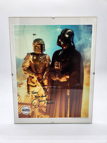 Jeremy Bulloch Boba Fett Star Wars signed 8x10 photo.