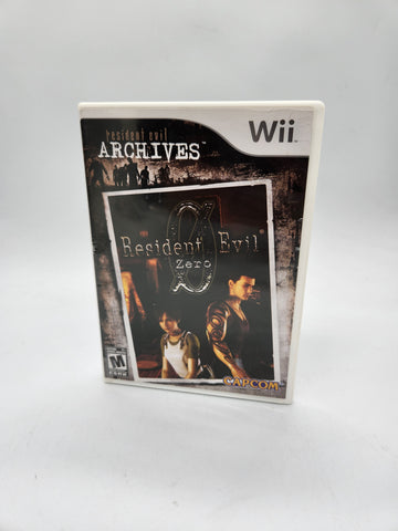 Resident Evil Archives: Resident Evil Zero Nintendo Wii.