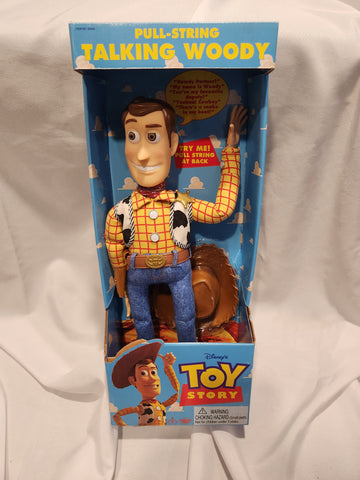 Toy Story Vintage Woody 1995 Pull String Talking Disney Thinkway.