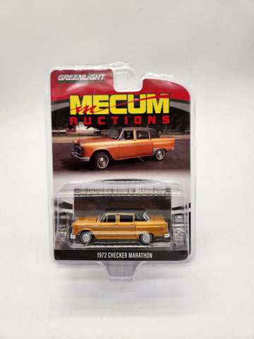 Greenlight 1/64 1972 Checker Marathon Mecum Auctions Diecast Model Car