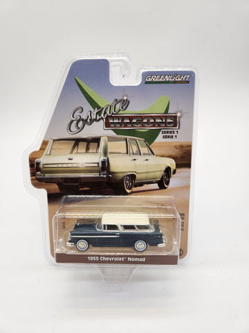 1:64 GreenLight 1955 Chevrolet Nomad Estate Wagons Series 1.