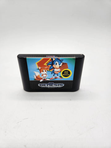 Sonic the Hedgehog 2 (Sega Genesis,1992) Authentic Cartridge only Not For Resale.