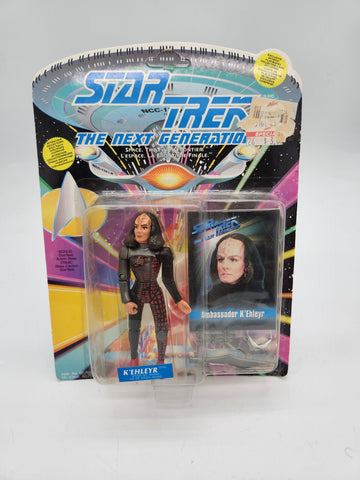 Playmates Toys Star Trek Ambassador KEhleyr Action Figure unpunched.