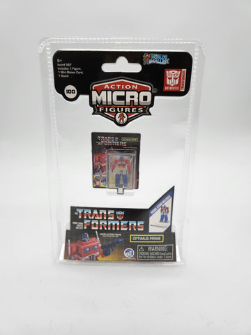 World’s Smallest Micro Action Figures - Transformers Optimus Prime.