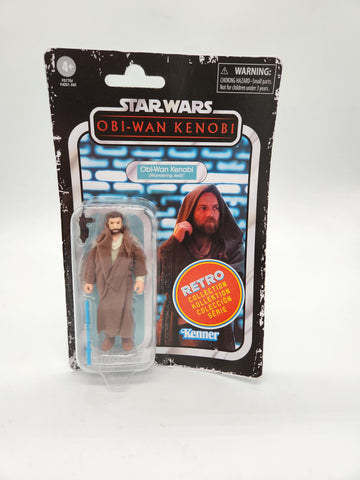 Star Wars Kenner RETRO COLLECTION - OBI-WAN KENOBI (Wandering Jedi) 3.75" Figure VC245.