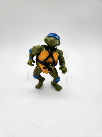 Vintage Leonardo TMNT Teenage Mutant Ninja Turtles Hard Head Action Figure 1988.