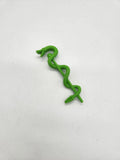KING HISS Vintage 1985 Original GREEN SNAKE STAFF He Man MOTU WEAPON ACCESSORY.