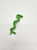 KING HISS Vintage 1985 Original GREEN SNAKE STAFF He Man MOTU WEAPON ACCESSORY.