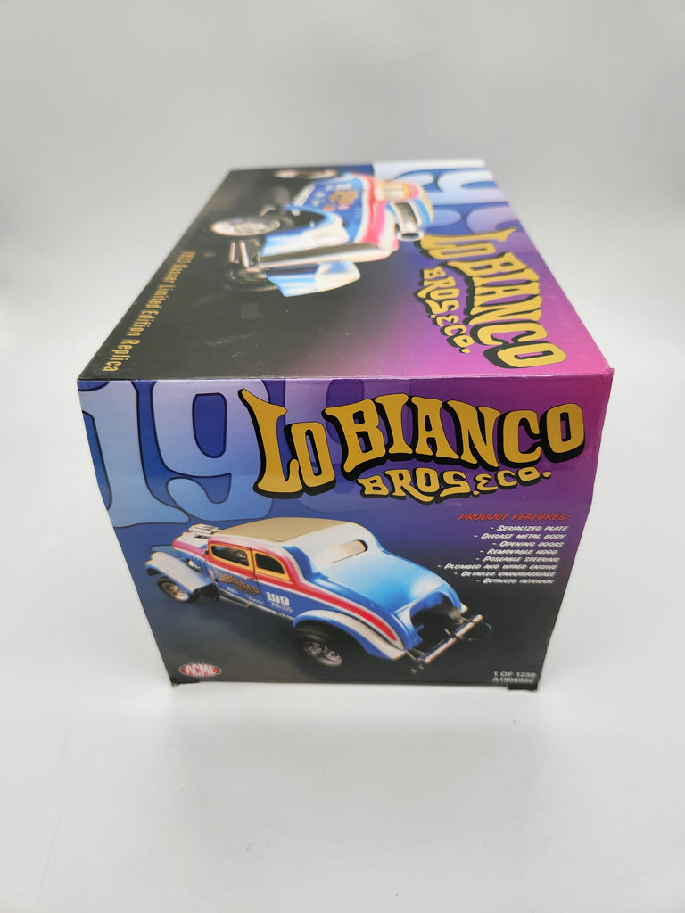 ACME 1933 Gasser Prock & Howell F Troop 1:18 Diecast Blue White LE 348 ACME 1933 Gasser Prock & Howell F Troop 1:18 Diecast Blue White LE 348