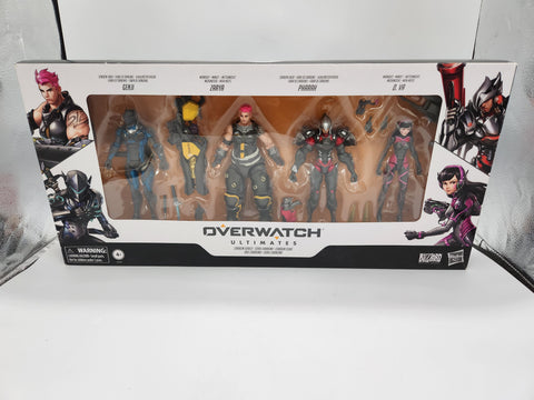 Hasbro Overwatch Ultimates Carbon Series Action Figure 4-Pack Set.