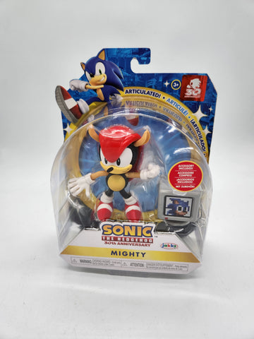 Jakks Pacific Sonic The Hedgehog Mighty with 1 Up Monitor Action Figure.