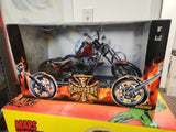 West Coast Choppers Penny Saved 1:5 Scale Die Cast Custom Chopper Model JJ04-05-09.