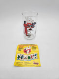 1989 Ghostbusters II Six Eyes Glass with promo slip Sunoco.