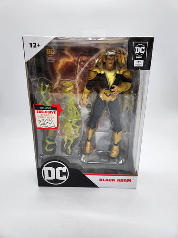 DC Direct Page Punchers Black Adam Figure 7" with Comic McFarlane.