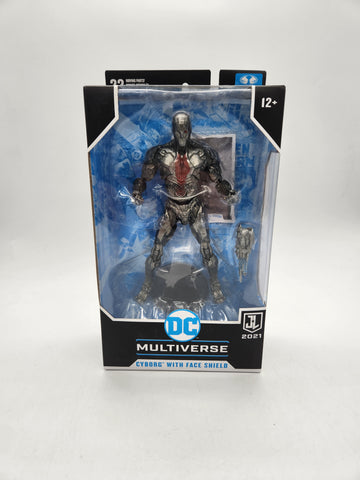 McFarlane Toys DC Multiverse Justice League CYBORG w/ FACE SHIELD Action Figure.