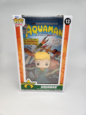 Funko POP! Comic Cover: DC- Aquaman Vinyl Figure.