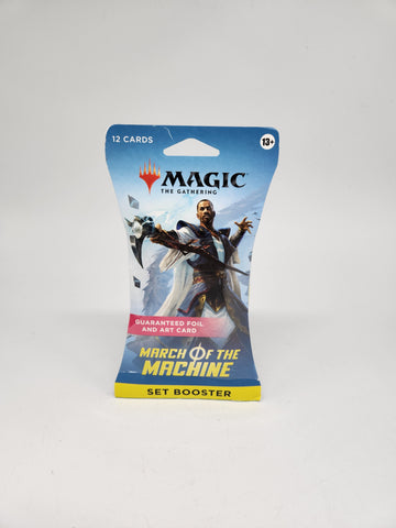 March of the Machine Set Booster Pack Guaranteed Foil and Art Card Pack.