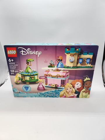 LEGO Disney Aurora, Merida and Tiana’s Enchanted Creations 43203.
