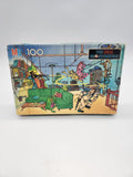 1988 Vintage Milton Bradley The Real Ghostbusters 100 Piece Puzzle 4757-5 Complete.