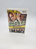 CSI: Crime Scene Investigation - Hard Evidence (Nintendo Wii, 2008)